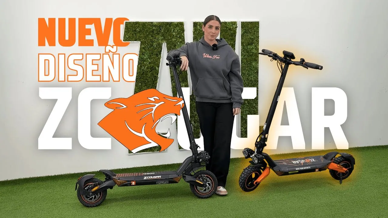 Nuevo diseño del ZCougar: la evolución más salvaje y potente de nuestro patinete off-road