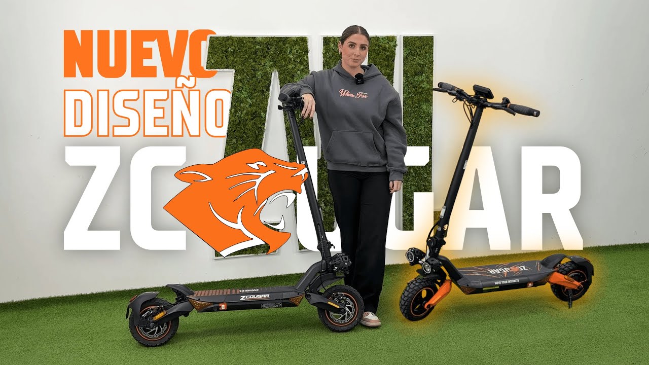 Nuevo diseño del ZCougar: la evolución más salvaje y potente de nuestro patinete off-road